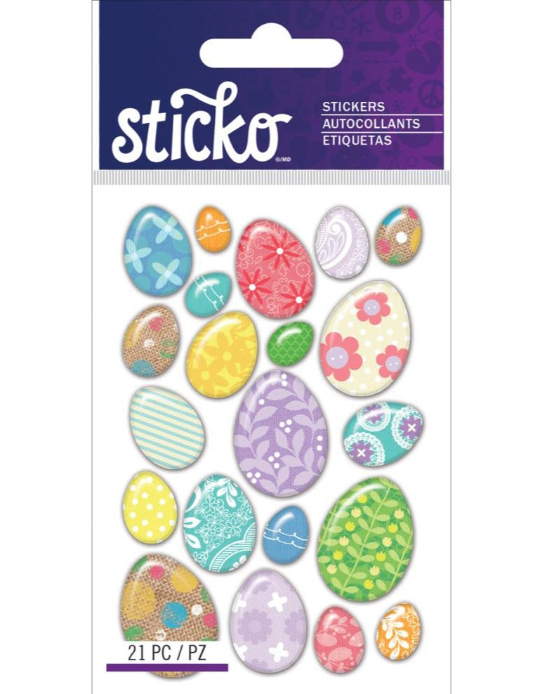 Easter Eggs Sticko Stickers