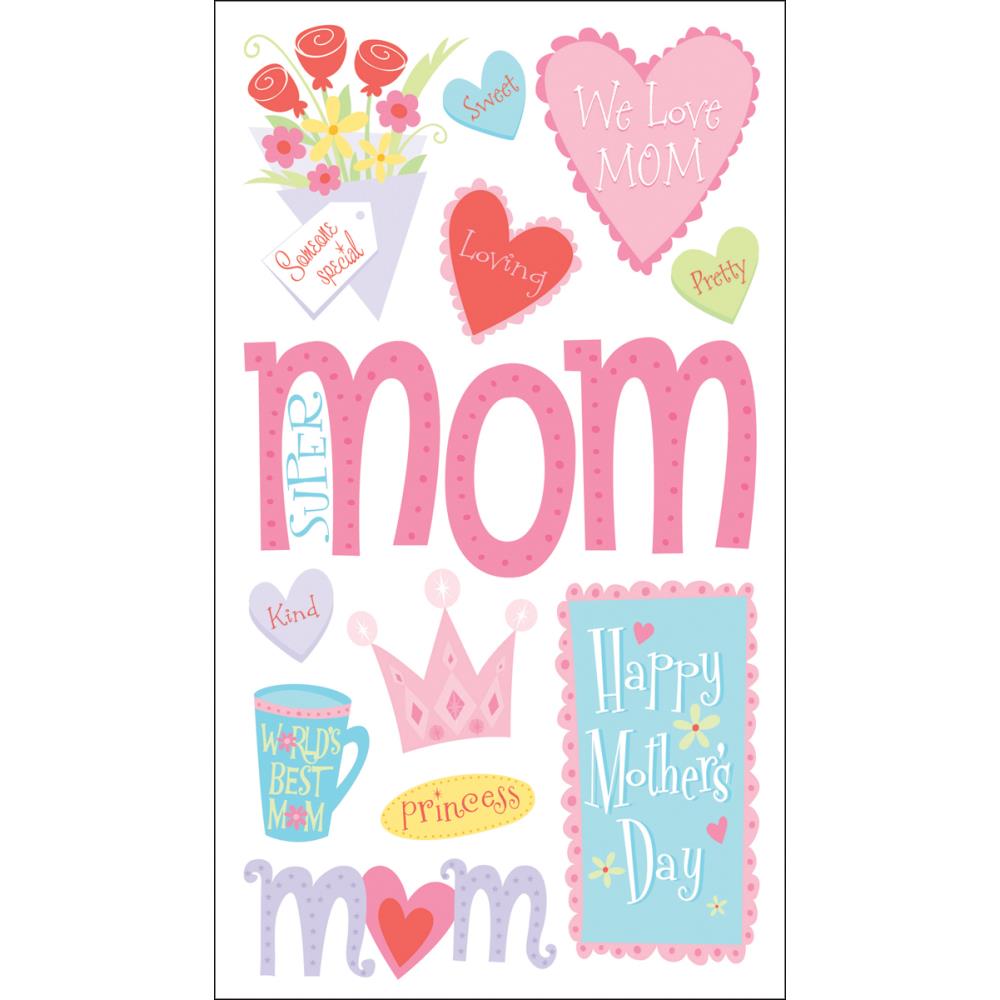 Happy Mother's Day Sticko Stickers