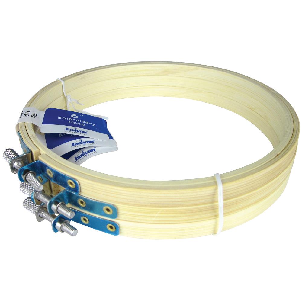 Janlynn Wood Embroidery Hoop 6"
