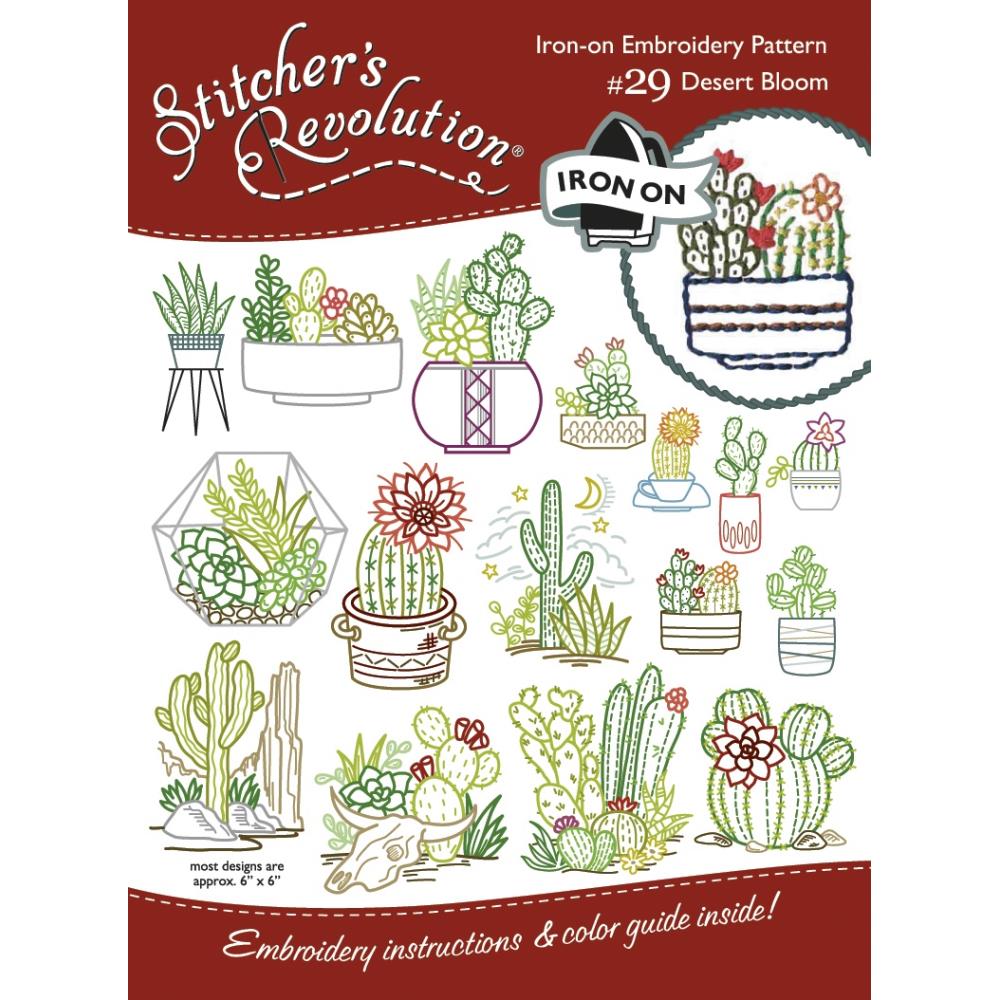 Copy of Stitcher's Revolution Iron-On Transfers Desert Bloom