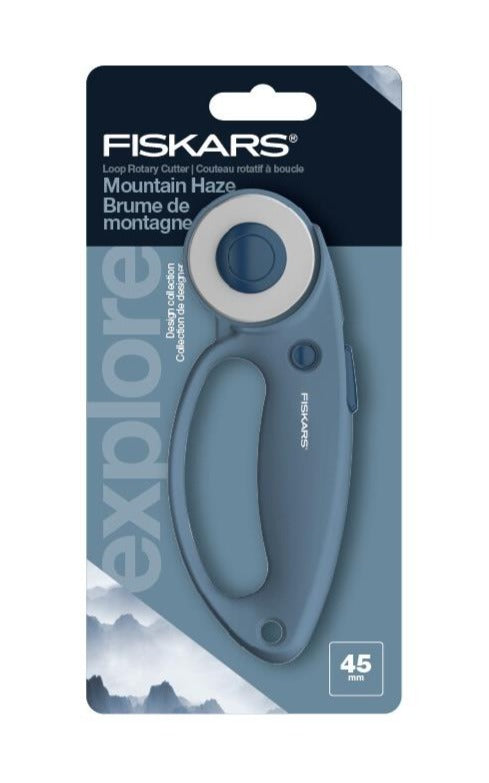 Fiskars Designer Loop Rotary Cutter 45mm - Mountain Haze