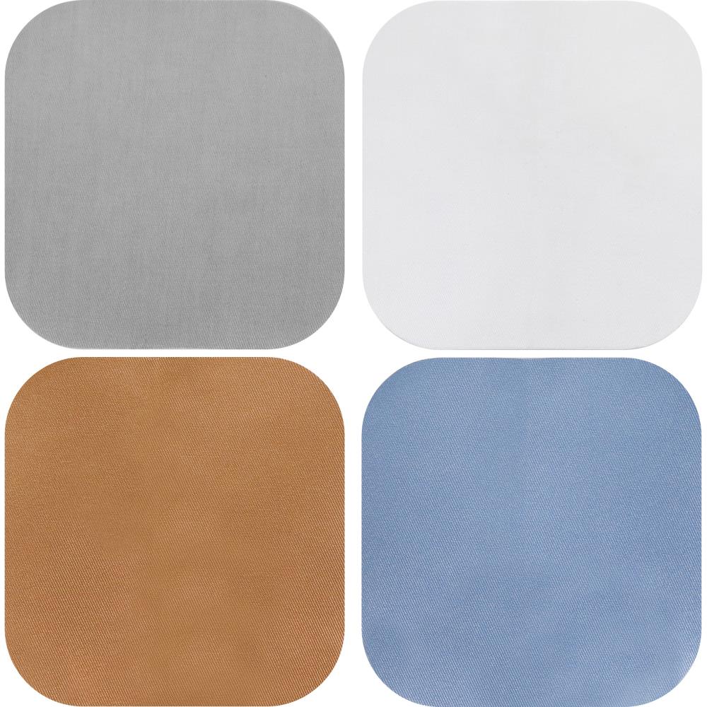 SINGER Iron-On Light Twill Patches 5"X5" 5/Pkg