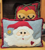 Jingle Bell Santa Pillows Pattern by Bird Brain Designs