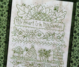 Garden Sampler GreenWork - Machine Embroidery Downloadable Pattern by Bird Brain Designs