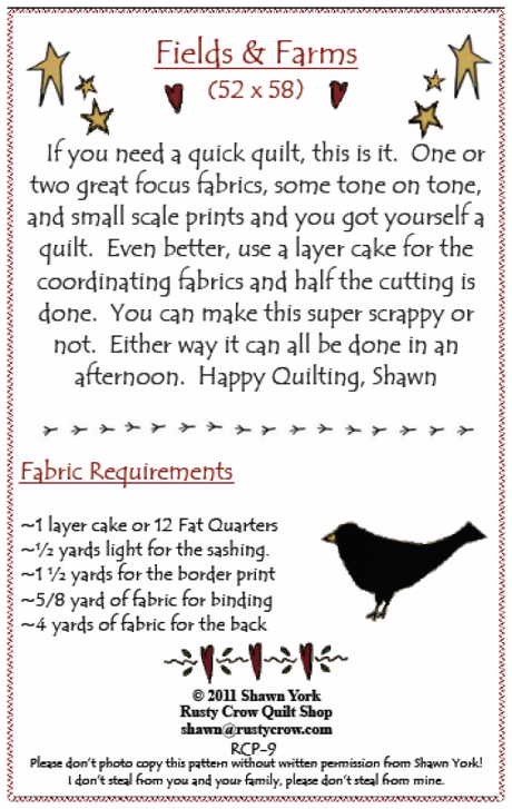 Fields & Farms Quilt Pattern