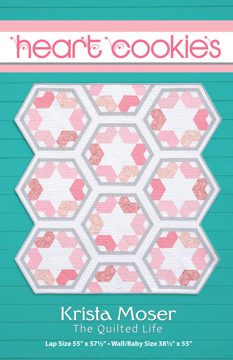 Heart Cookies Downloadable Pattern by The Quilted Life