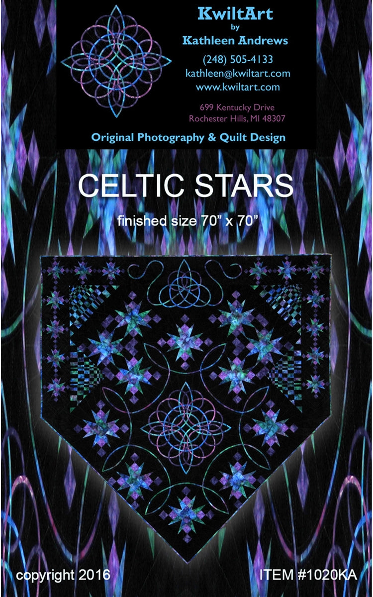Celtic Stars Quilt Pattern by Kwilt Art