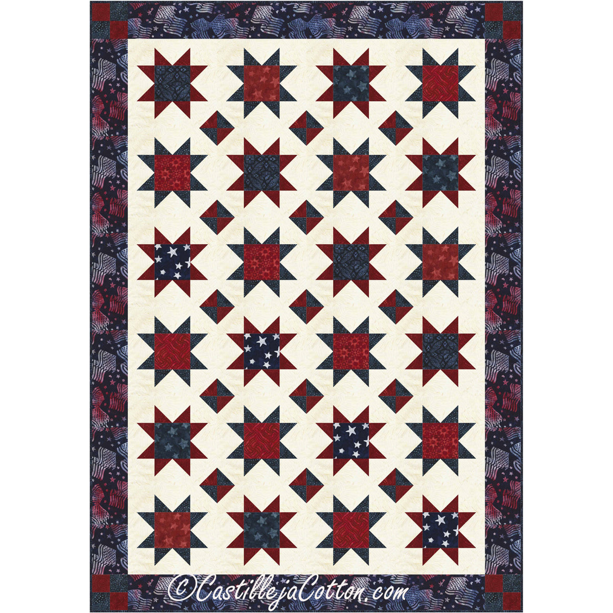 Stars With Diamonds Downloadable Pattern – Quilting Books Patterns and ...