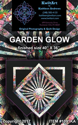 Garden Glow Quilt Pattern by Kwilt Art