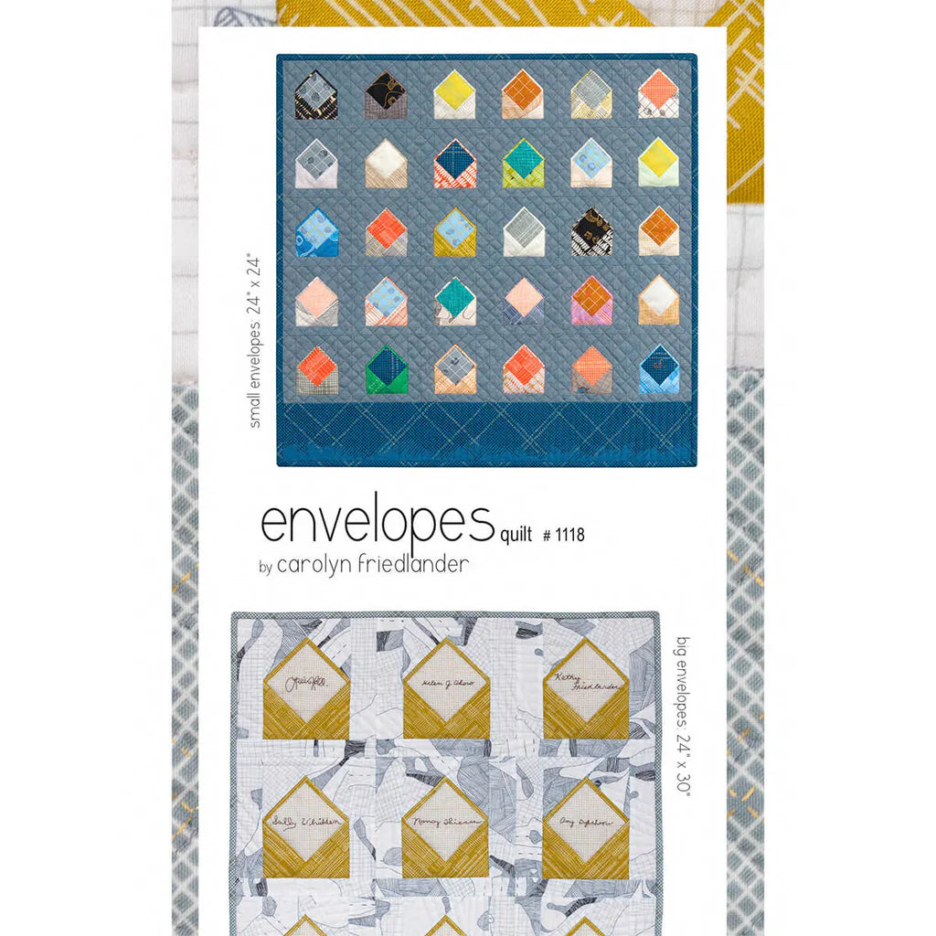 Envelopes Quilt Pattern by Carolyn Friedlander