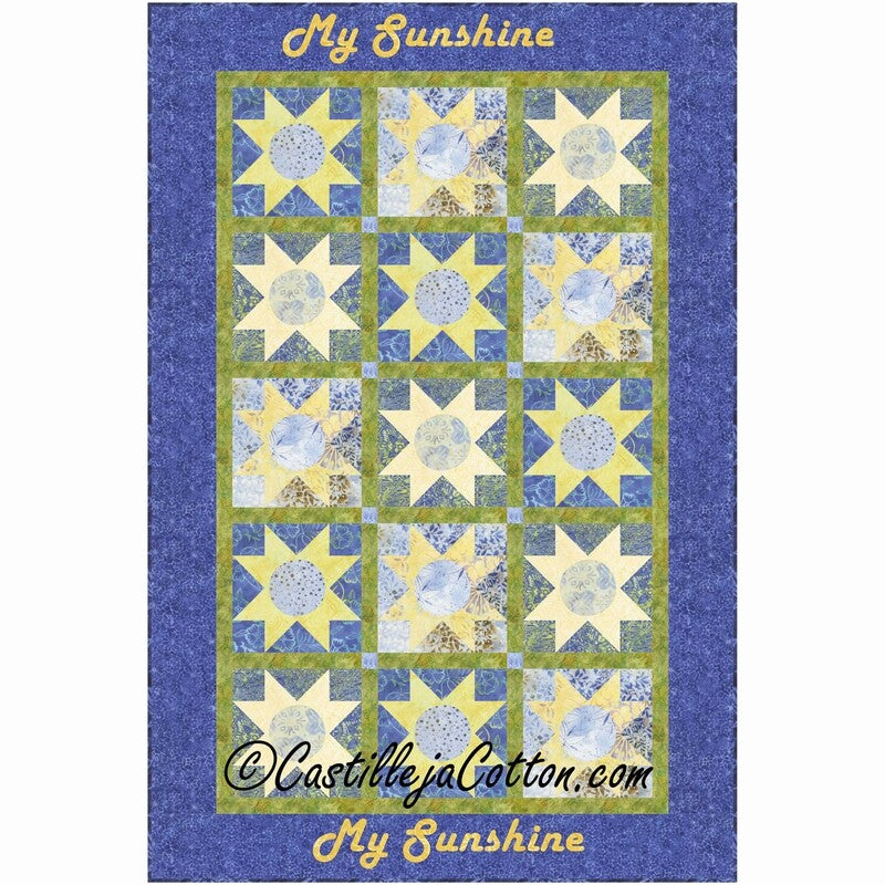 Sunshine Stars Downloadable Pattern by Castilleja Cotton