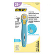 OLFA 28mm Aqua Quick Change Rotary Cutter & Bonus Touch Knife by Purple Hobbies LLC