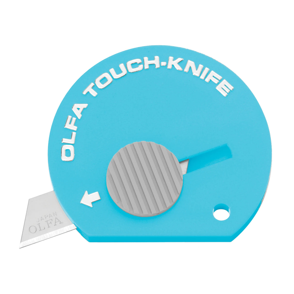 OLFA 28mm Aqua Quick Change Rotary Cutter & Bonus Touch Knife by Purple Hobbies LLC