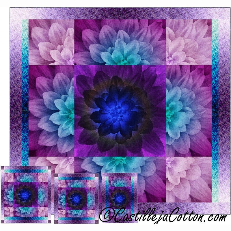 Rippling Flowers Downloadable Pattern By Castilleja Cotton