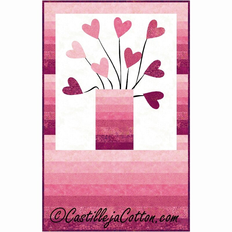 Jar of Hearts Downloadable Pattern By Castilleja Cotton