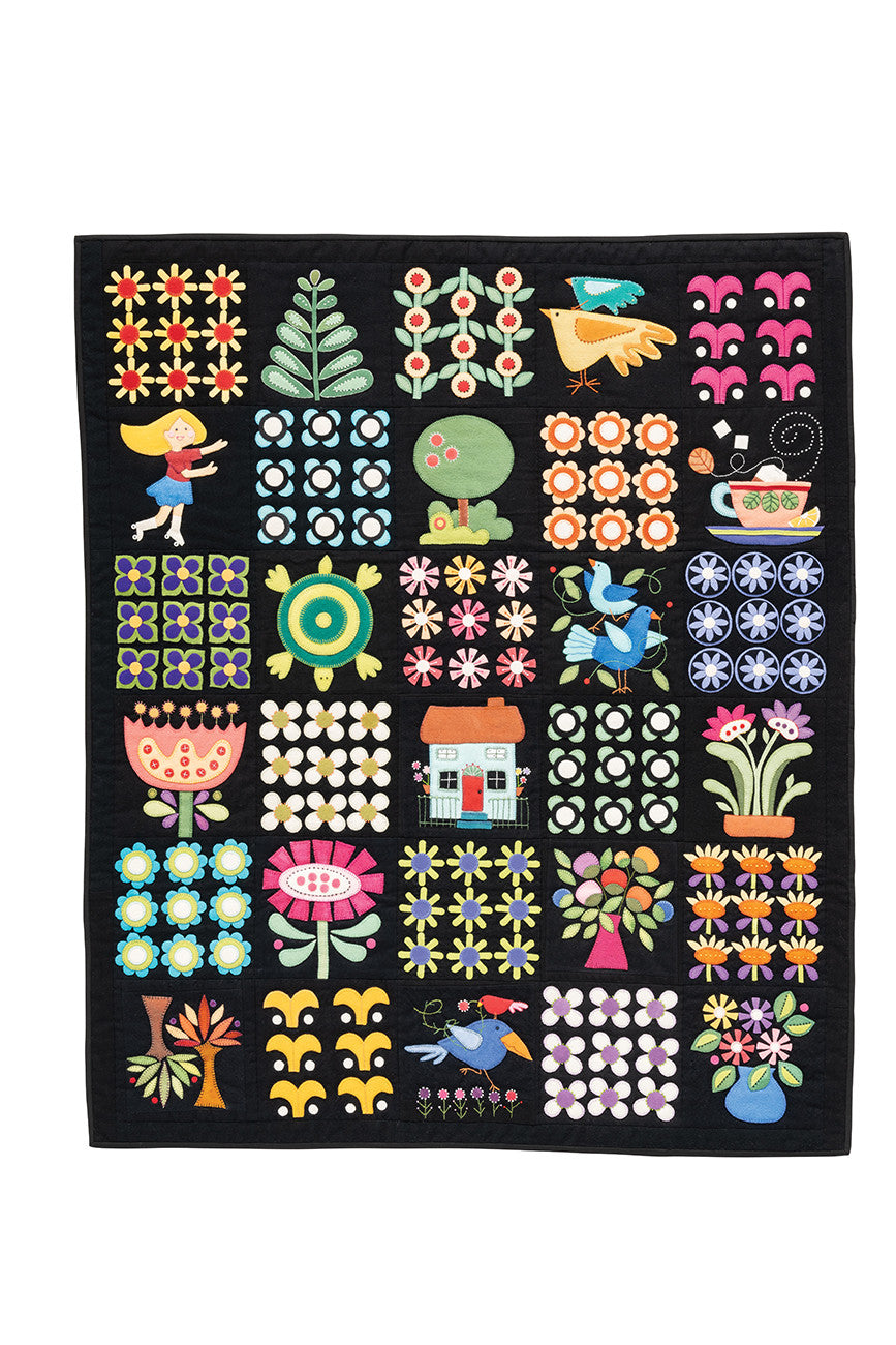 Folk Art Garden Applique Sampler by C & T Publishing