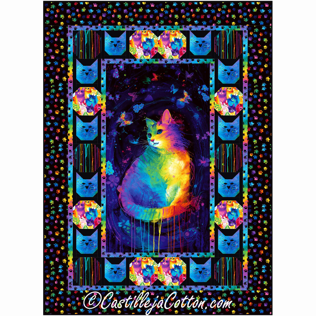 Cats Meow Downloadable Pattern by Castilleja Cotton