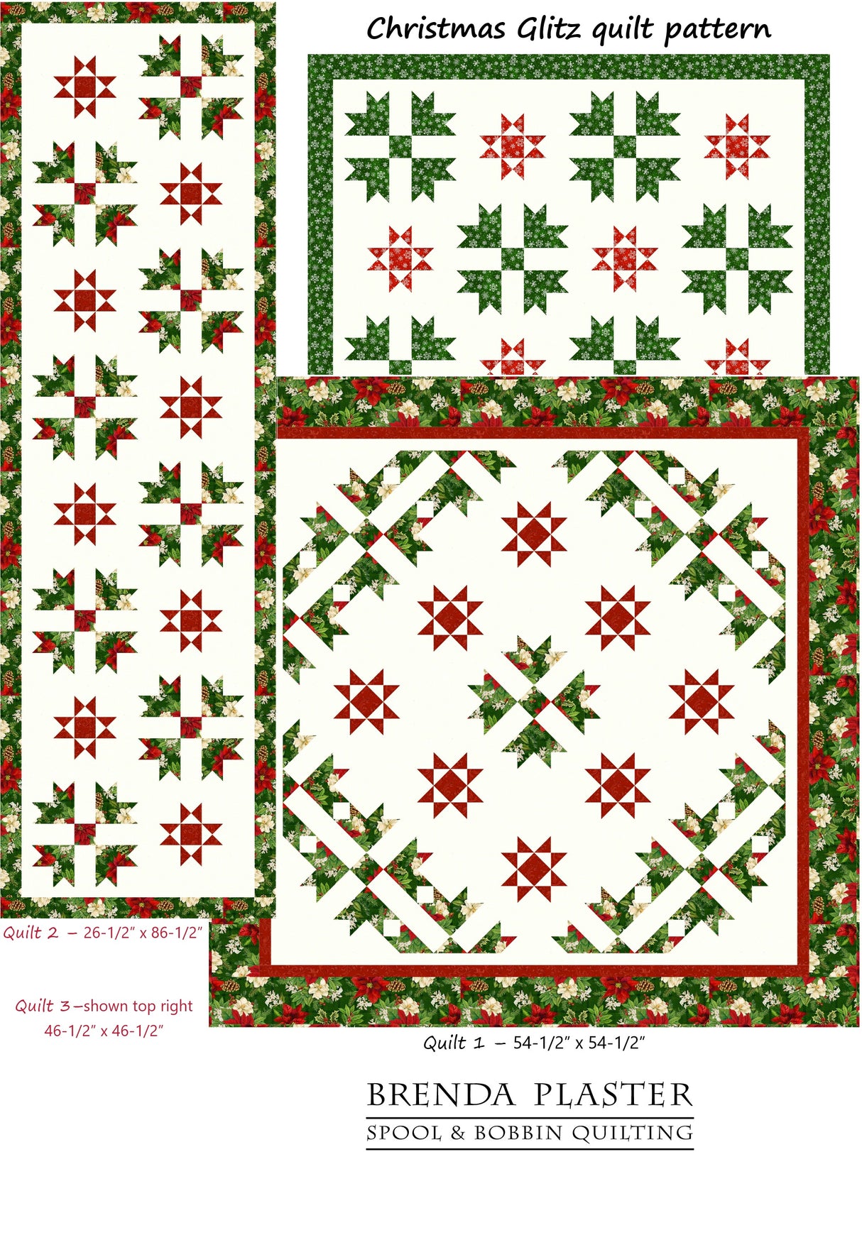 Christmas Glitz Downloadable Pattern by Spool and Bobbin
