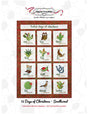 Twelve Days of Christmas - Southwest Machine Embroidery Downloadable Pattern by Fabric Confetti