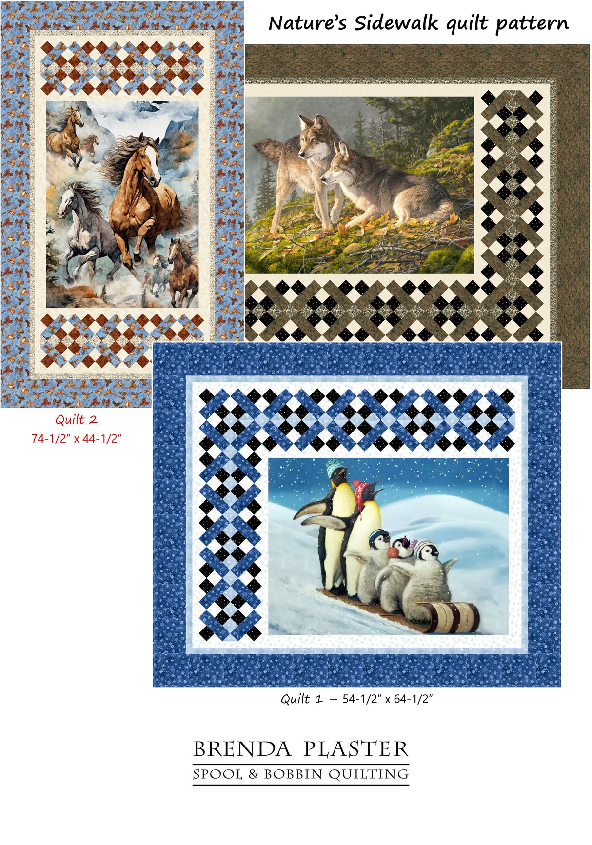 Natures Sidewalk Downloadable Pattern by Spool and Bobbin