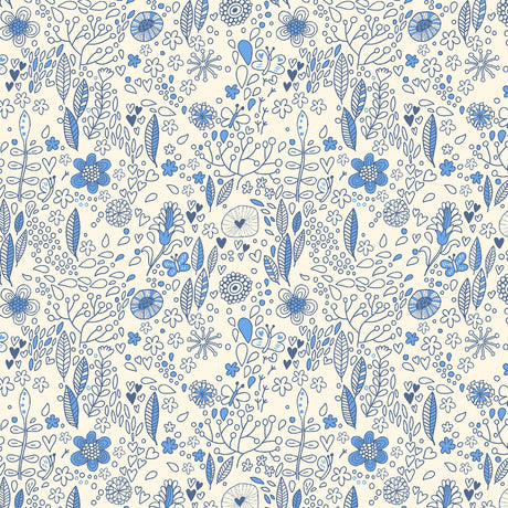 Sky Field Book Fabric by Benartex - Contempo - Kanvas
