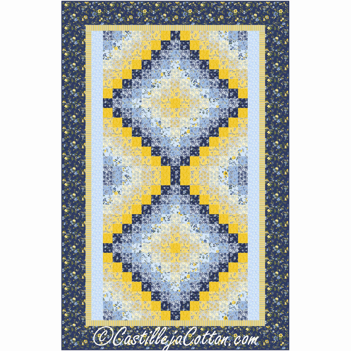 Twin Bed Two Downloadable Pattern By Castilleja Cotton