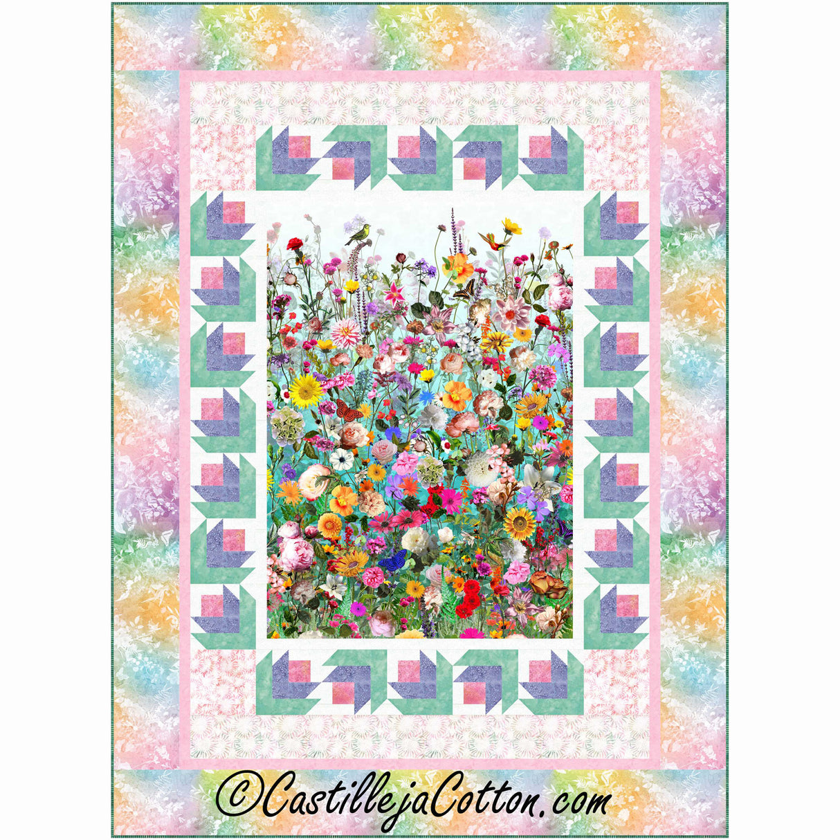 Floral Wonder Downloadable Pattern by Castilleja Cotton