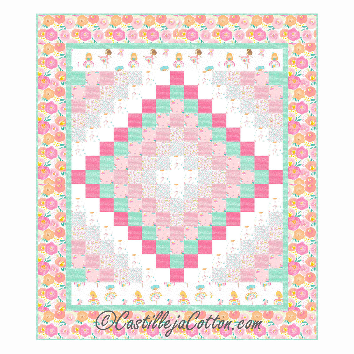 Eight TAW Crib Downloadable Pattern by Castilleja Cotton