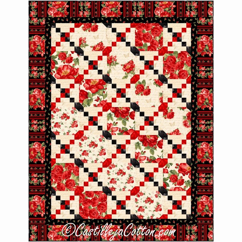 Floral Garden Downloadable Pattern by Castilleja Cotton