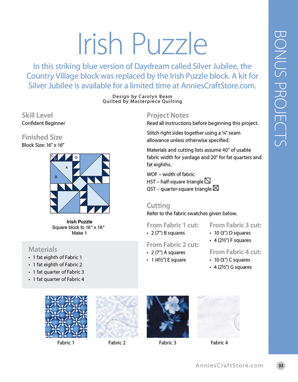 Learn As You Go Stitch the Daydream Sampler and Master Your Quilting Skills