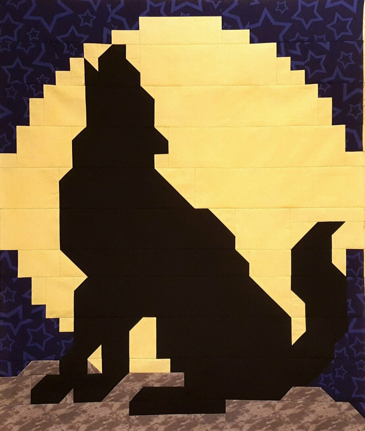 Wolf Quilt Pattern by Counted Quilts
