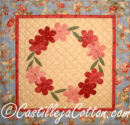 Circle of Daisies Downloadable Pattern by Castilleja Cotton
