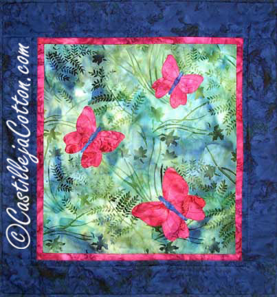 Butterflies Fly Away Downloadable Pattern By Castilleja Cotton