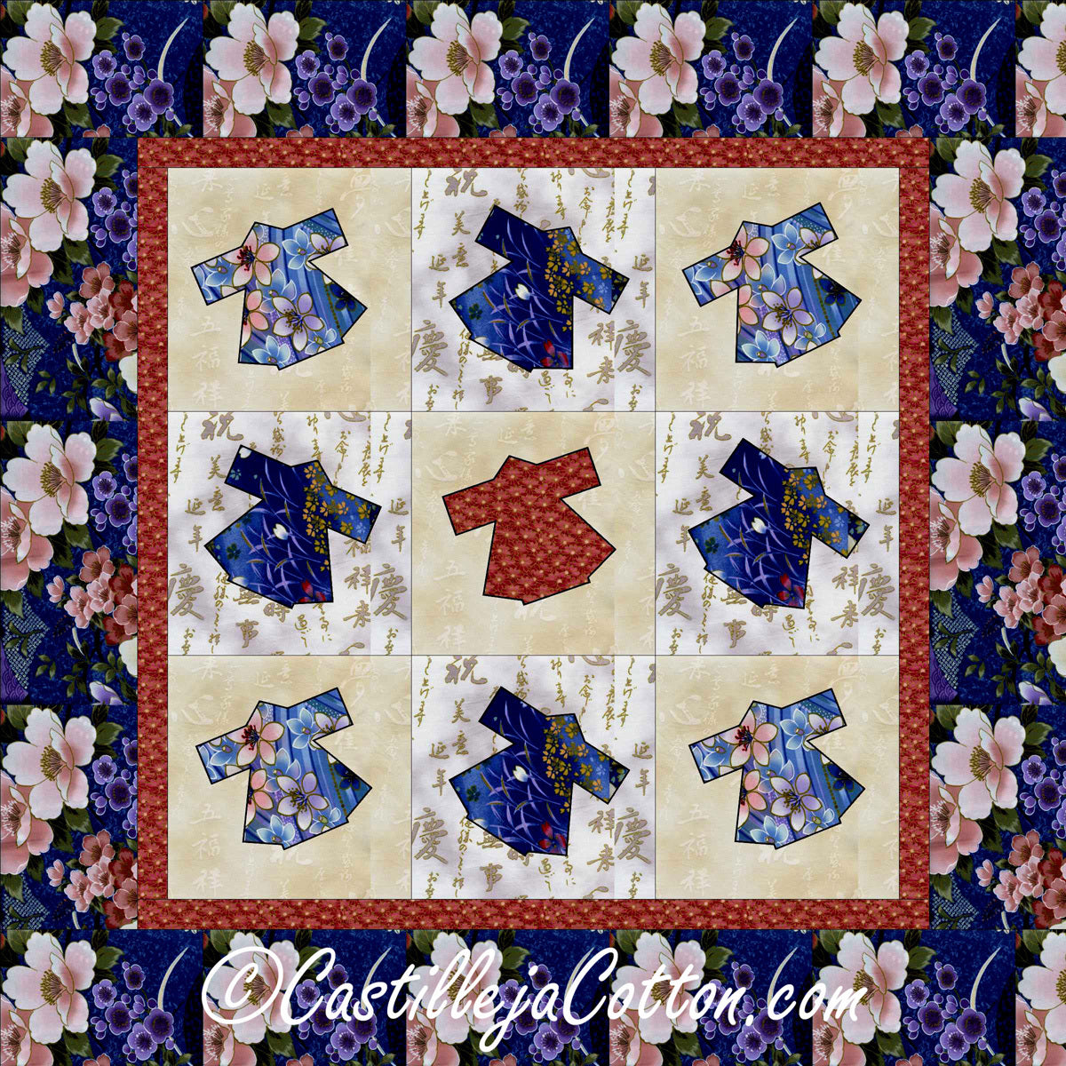 Dancing Kimonos Downloadable Pattern By Castilleja Cotton