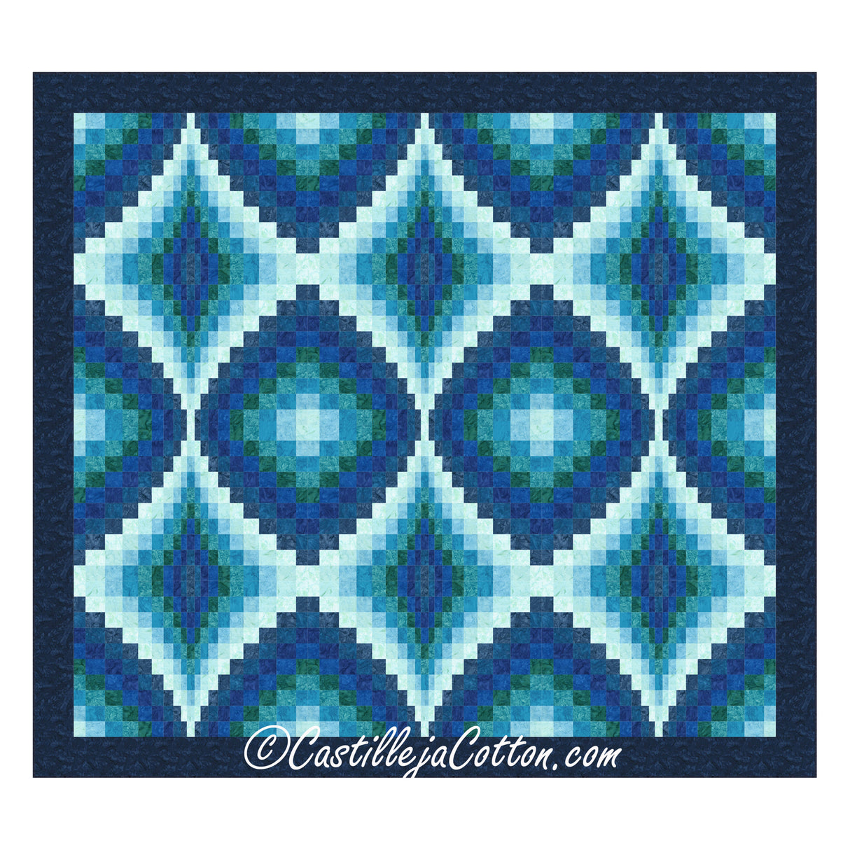 Six Gemstones Downloadable Pattern by Castilleja Cotton
