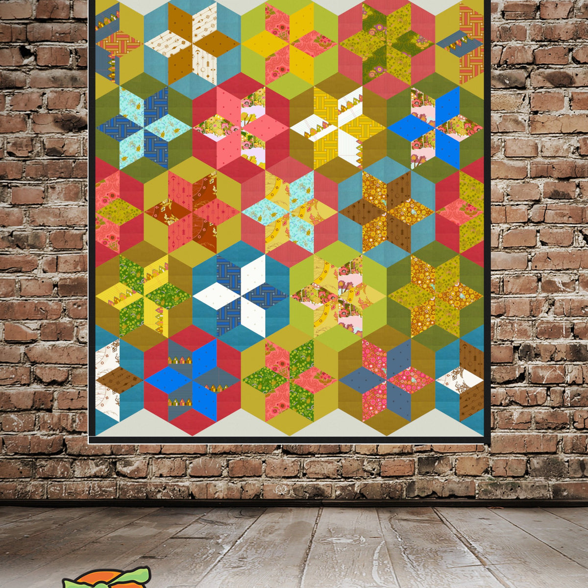 Hexy Stars Downloadable Pattern – Quilting Books Patterns and Notions