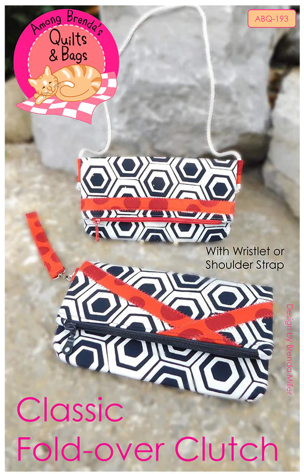 Classic Fold-Over Clutch by Among Brendas Quilts and Bags