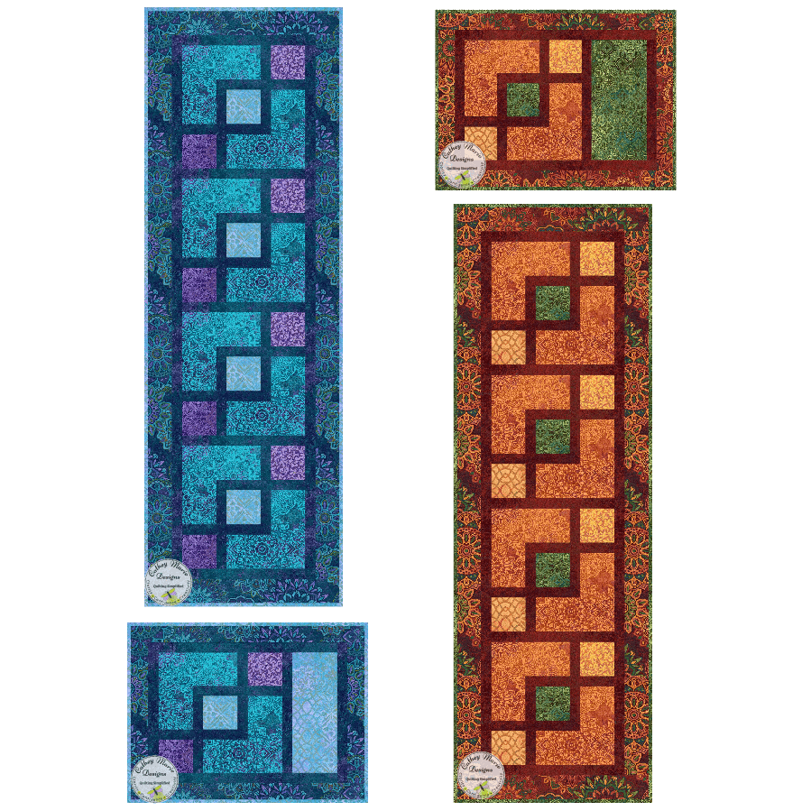 EZ Mosaics Quilt Pattern by Cathey Marie Designs