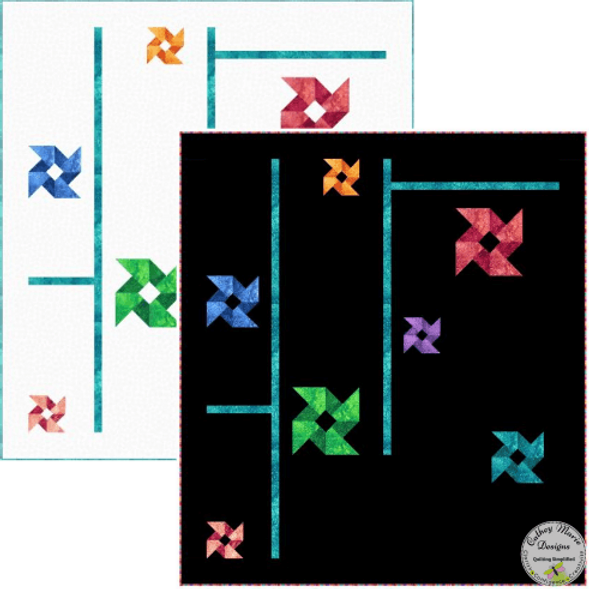 Wind Force Quilt Pattern by Cathey Marie Designs