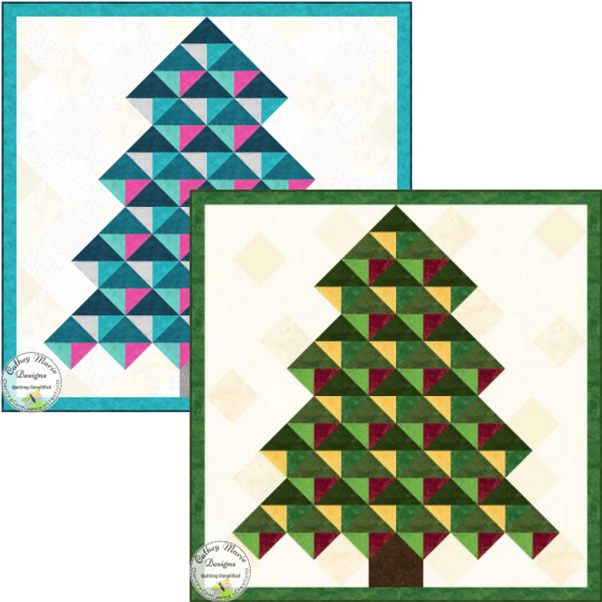 A Quilted Christmas Quilt Pattern by Cathey Marie Designs