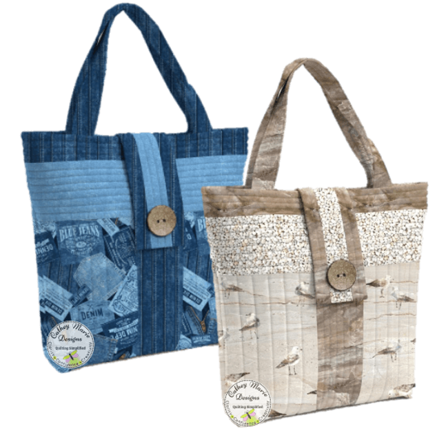 Bodacious Button Bag Downloadable Pattern by Cathey Marie Designs