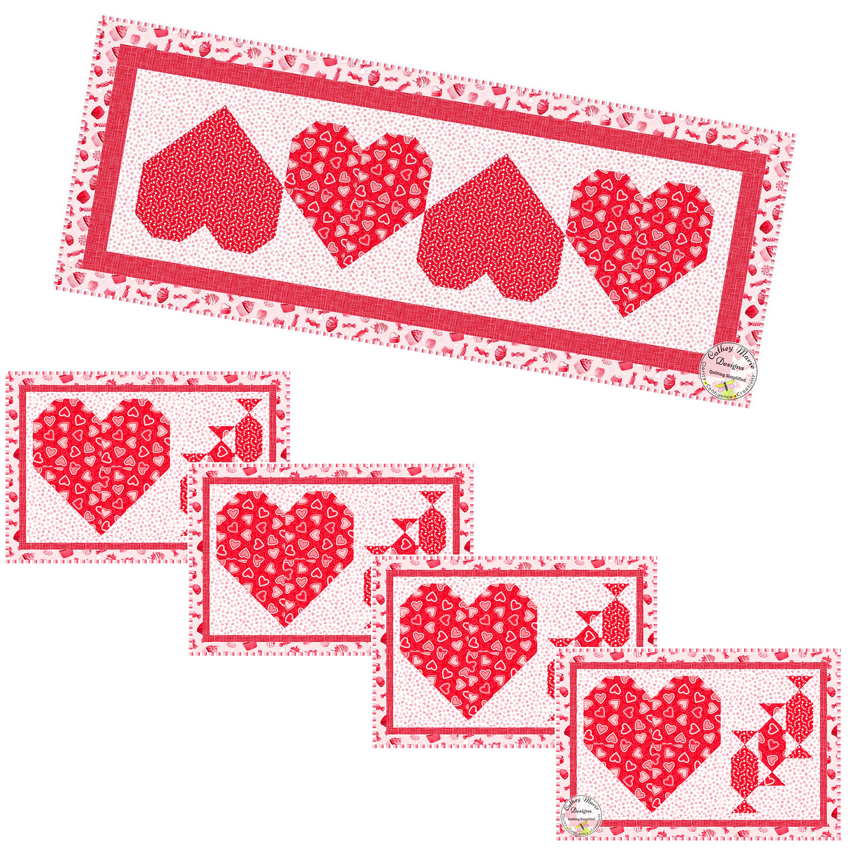 My Sweet Valentine Downloadable Pattern by Cathey Marie Designs