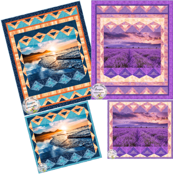 Escape Quilt Pattern by Cathey Marie Designs