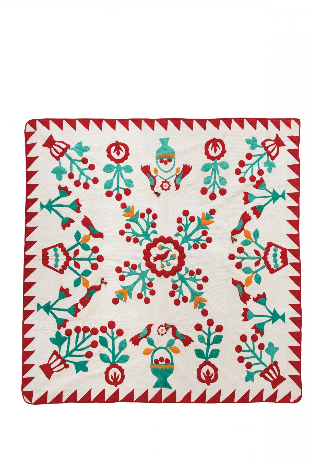 2024 Wall Calendar Red & Green Antique Quilts from the Poos Collection by C & T Publishing