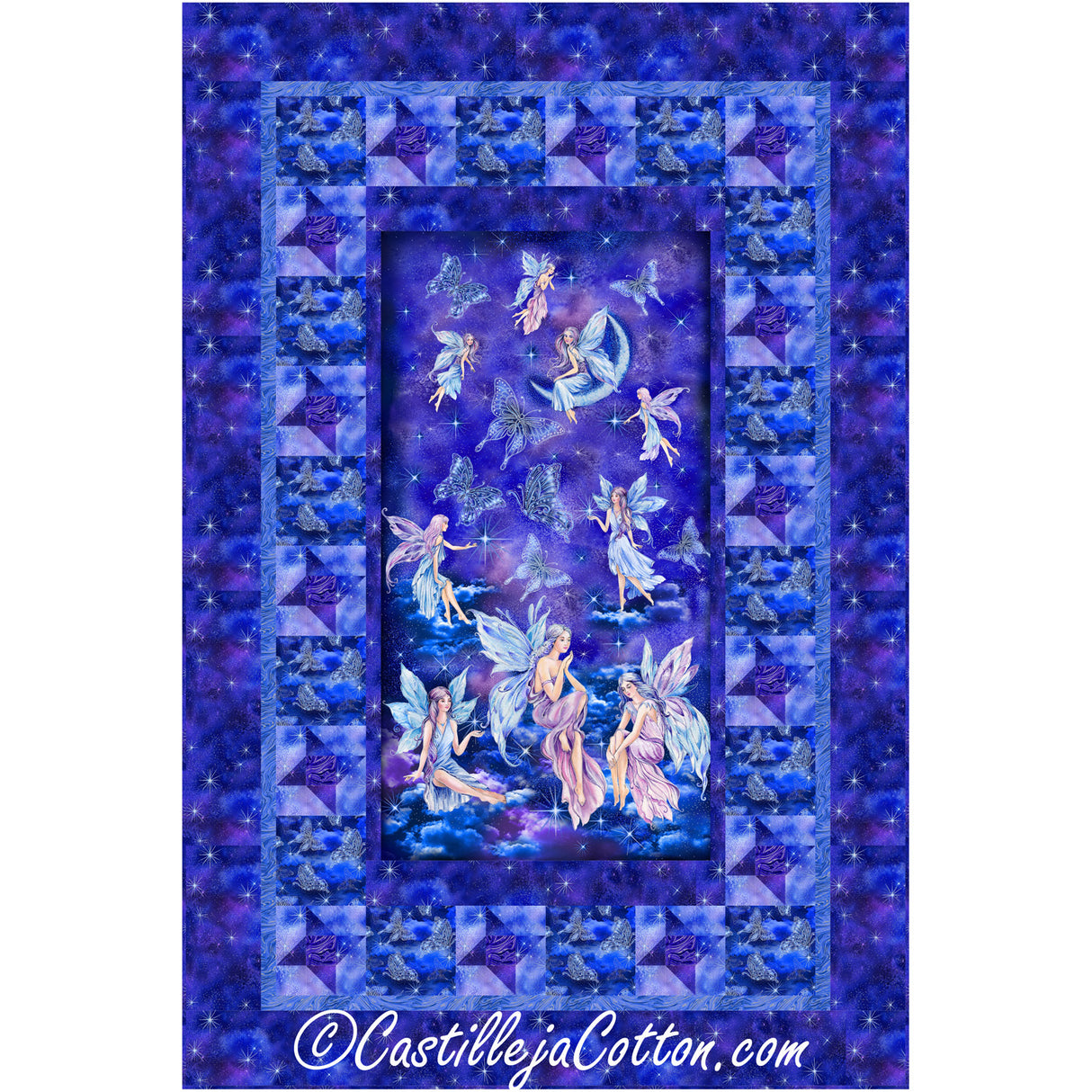 Fairies and Butterflies Downloadable Pattern by Castilleja Cotton