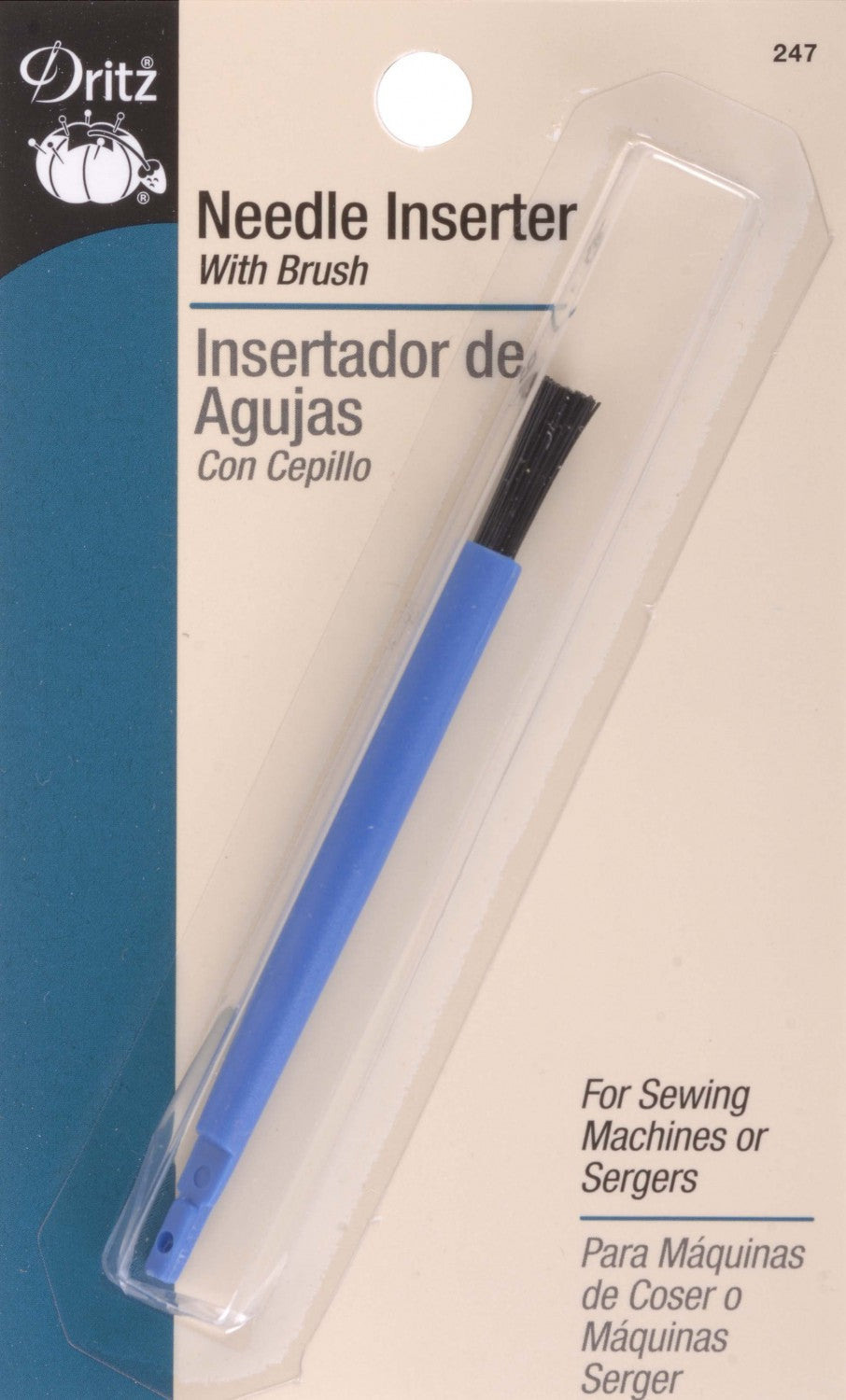 Needle Inserter With Brush