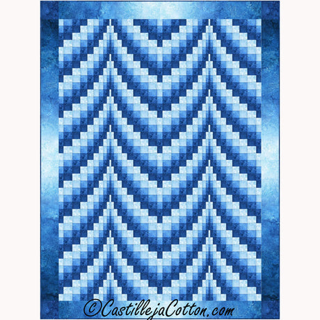 Bargello Ripple Downloadable Pattern by Castilleja Cotton