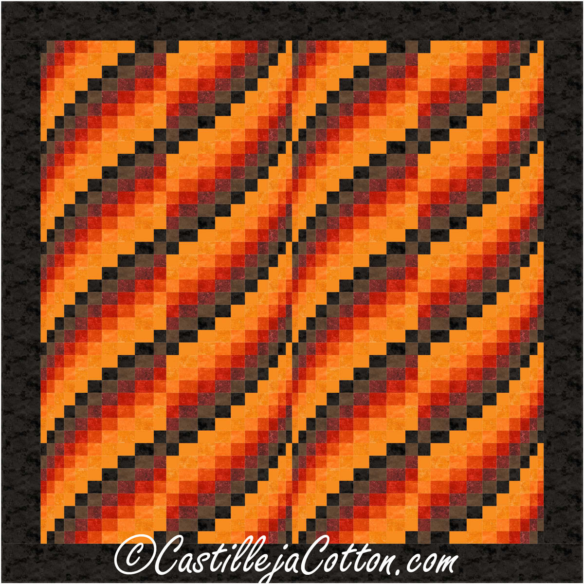 Flowing Waves V2 Downloadable Pattern by Castilleja Cotton