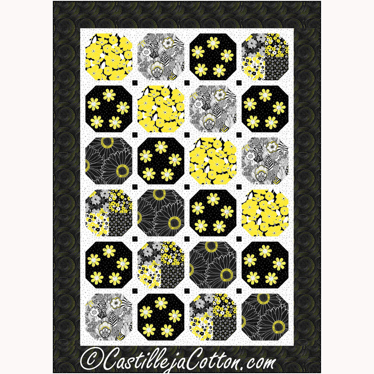 Sundance Daisies Downloadable Pattern by Castilleja Cotton