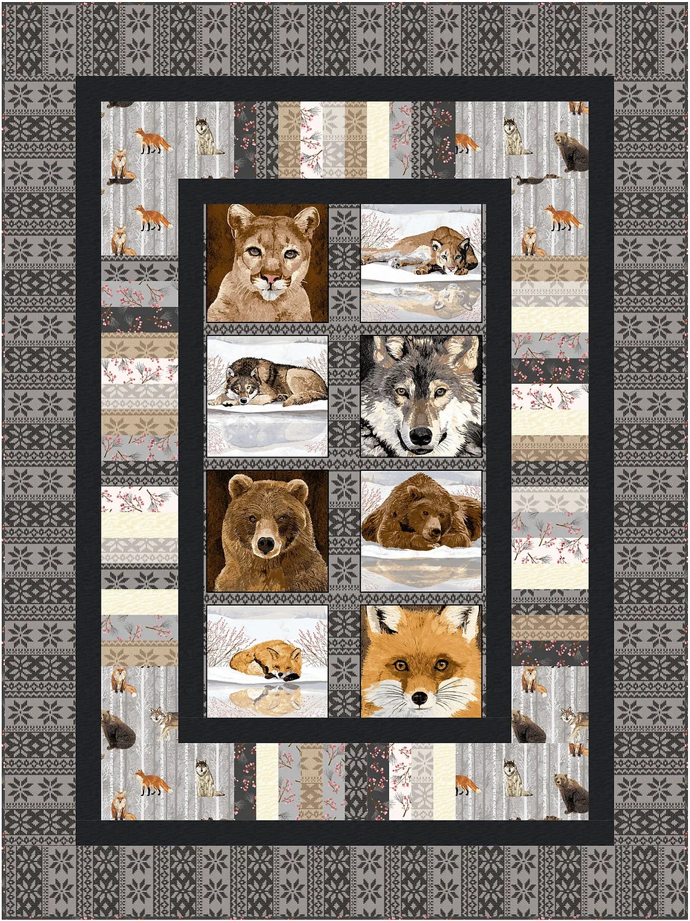 Fences Quilt Pattern by Quilting Renditions